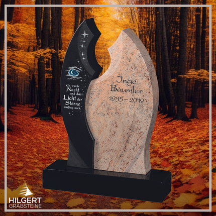 HO-GR-003244 | Hilgert Grabsteine | Stehender Grabstein aus Naturstein