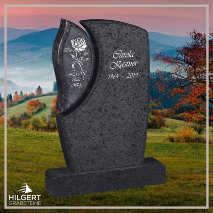 HO-GR-003245 | Hilgert Grabsteine | Stehender Grabstein aus Naturstein