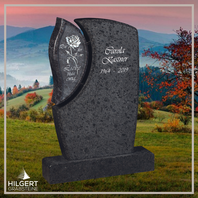 HO-GR-003245 | Hilgert Grabsteine | Stehender Grabstein aus Naturstein