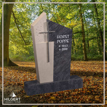 HO-GR-003255 | Hilgert Grabsteine | Stehender Grabstein aus Naturstein