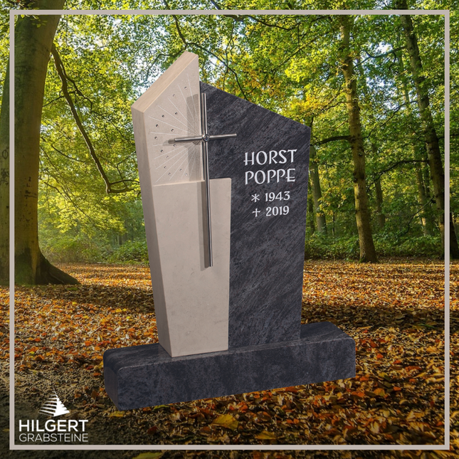 HO-GR-003255 | Hilgert Grabsteine | Stehender Grabstein aus Naturstein