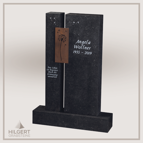 HO-GR-003275 | Hilgert Grabsteine | Stehender Grabstein aus Naturstein
