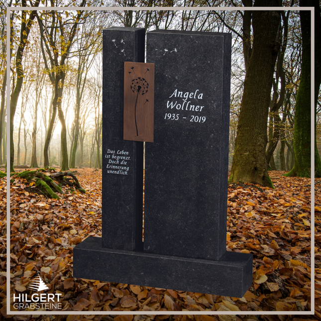 HO-GR-003275 | Hilgert Grabsteine | Stehender Grabstein aus Naturstein