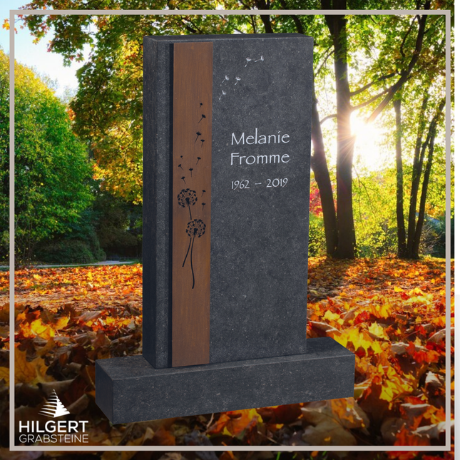 HO-GR-003276 | Hilgert Grabsteine | Stehender Grabstein aus Naturstein