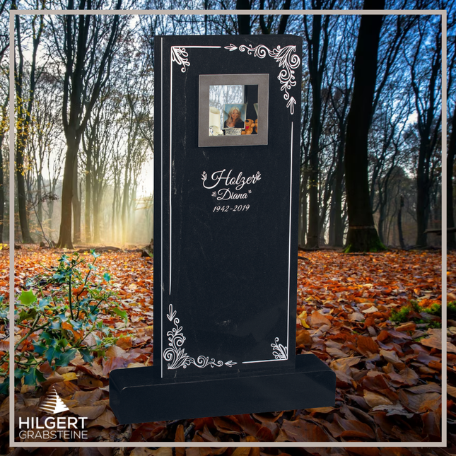 HO-GR-003279 | Hilgert Grabsteine | Stehender Grabstein aus Naturstein