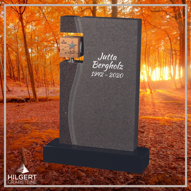 HO-GR-003285 | Hilgert Grabsteine | Stehender Grabstein aus Naturstein