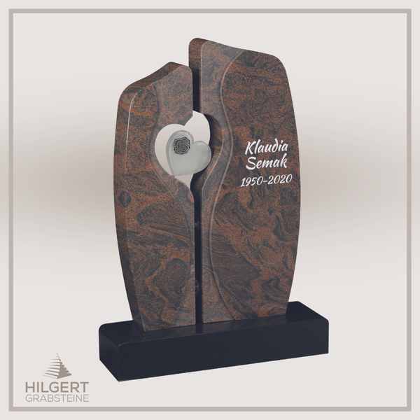 HO-GR-003291 | Hilgert Grabsteine | Stehender Grabstein aus Naturstein