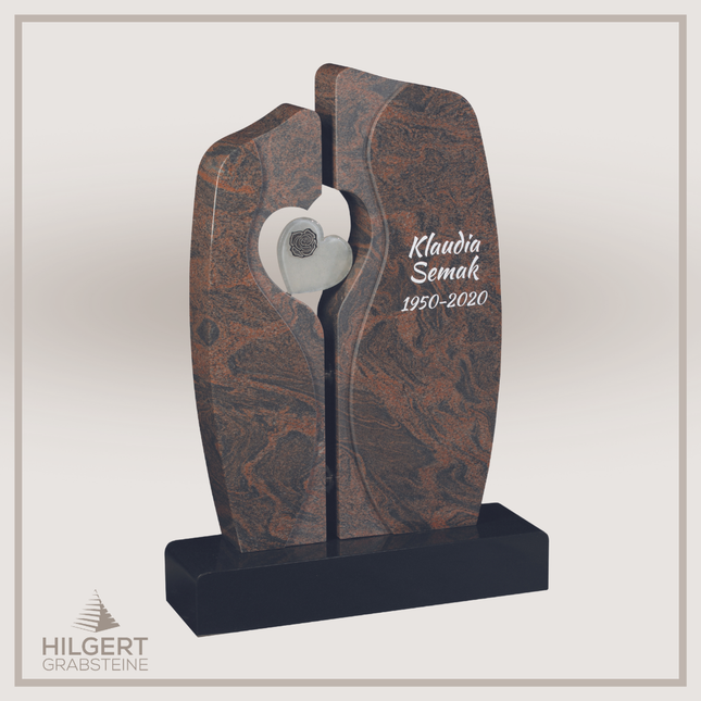 HO-GR-003291 | Hilgert Grabsteine | Stehender Grabstein aus Naturstein