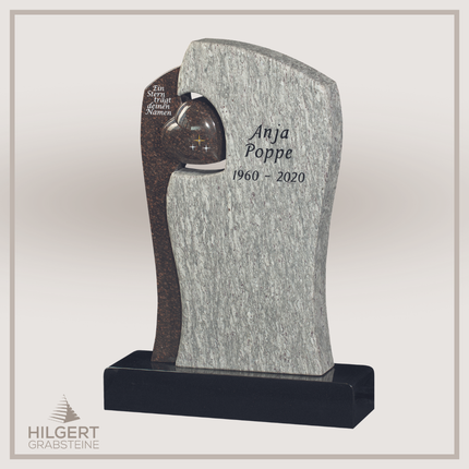 HO-GR-003317 | Hilgert Grabsteine | Stehender Grabstein aus Naturstein