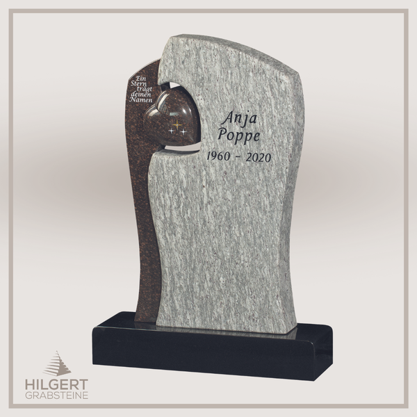 HO-GR-003317 | Hilgert Grabsteine | Stehender Grabstein aus Naturstein