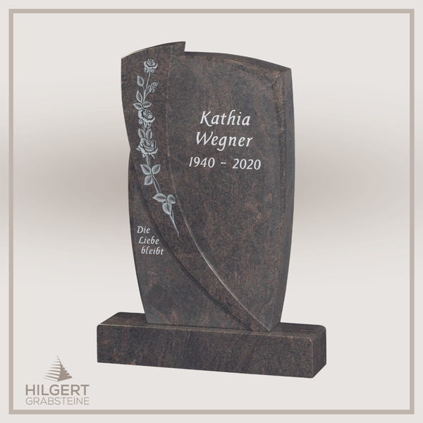 HO-GR-003319 | Hilgert Grabsteine | Stehender Grabstein aus Naturstein