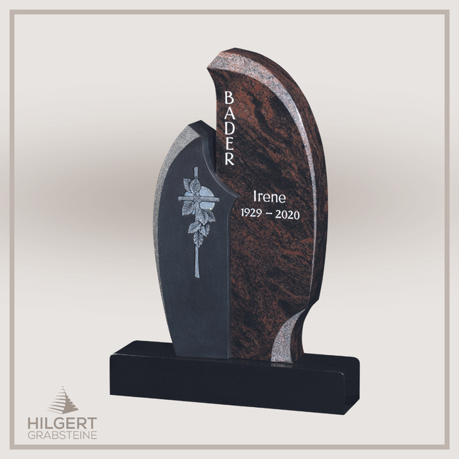 HO-GR-003326 | Hilgert Grabsteine | Stehender Grabstein aus Naturstein