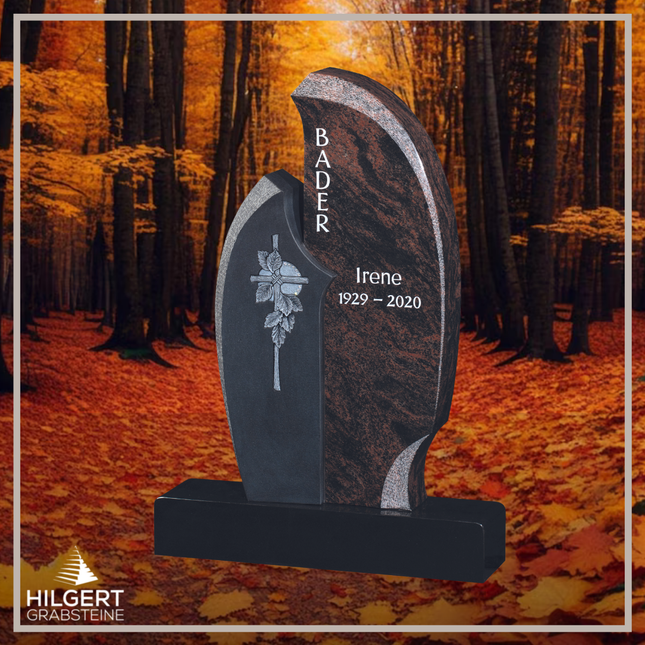HO-GR-003326 | Hilgert Grabsteine | Stehender Grabstein aus Naturstein