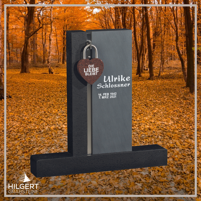 HO-GR-003353 | Hilgert Grabsteine | Stehender Grabstein aus Naturstein