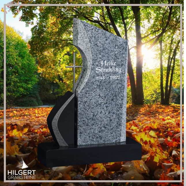 HO-GR-003357 | Hilgert Grabsteine | Stehender Grabstein aus Naturstein