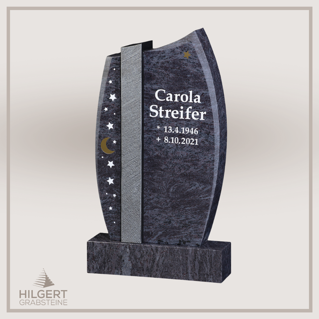 HO-GR-003358 | Hilgert Grabsteine | Stehender Grabstein aus Naturstein