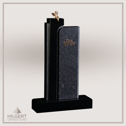 HO-GR-003359 | Hilgert Grabsteine | Stehender Grabstein aus Naturstein