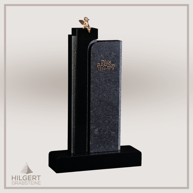 HO-GR-003359 | Hilgert Grabsteine | Stehender Grabstein aus Naturstein