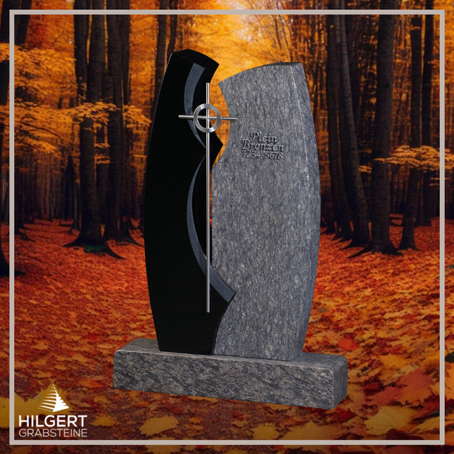 HO-GR-003360 | Hilgert Grabsteine | Stehender Grabstein aus Naturstein