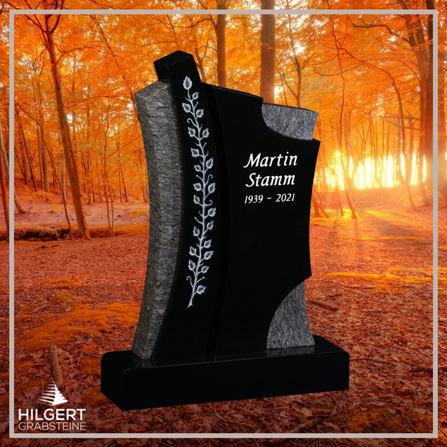 HO-GR-003366 | Hilgert Grabsteine | Stehender Grabstein aus Naturstein