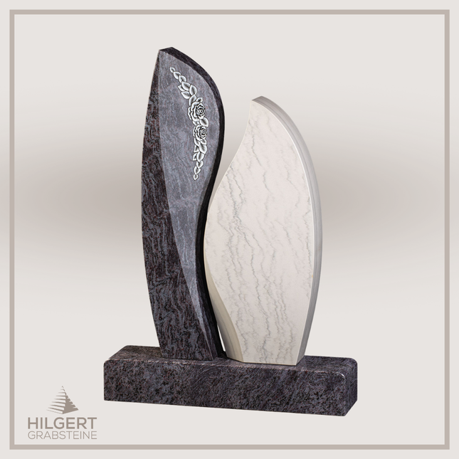 HO-GR-003380 | Hilgert Grabsteine | Stehender Grabstein aus Naturstein