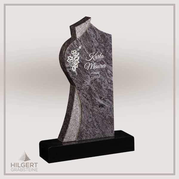 HO-GR-003381 | Hilgert Grabsteine | Stehender Grabstein aus Naturstein