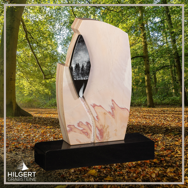 HO-GR-003392 | Hilgert Grabsteine | Stehender Grabstein aus Naturstein