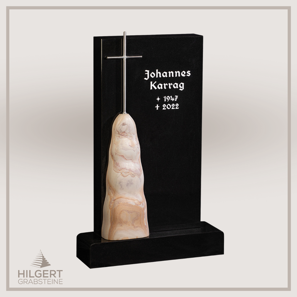 HO-GR-003396 | Hilgert Grabsteine | Stehender Grabstein aus Naturstein