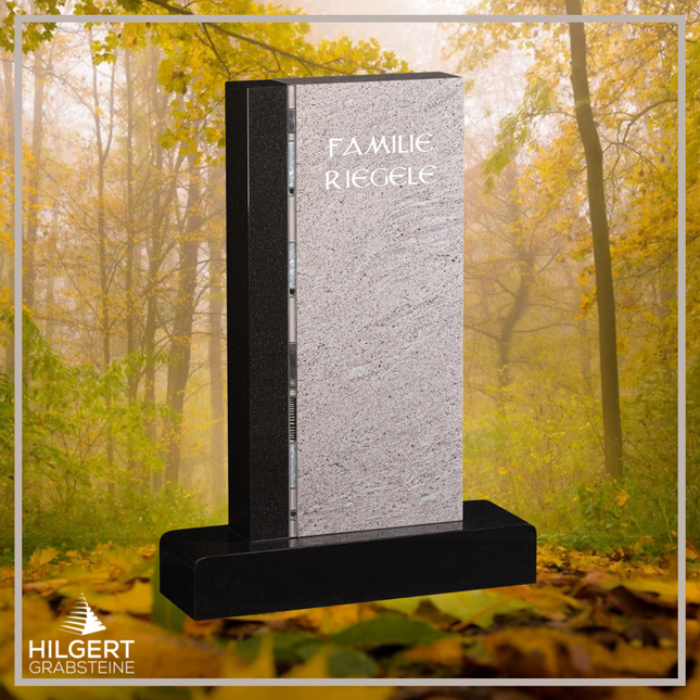 HO-GR-003406 | Hilgert Grabsteine | Stehender Grabstein aus Naturstein