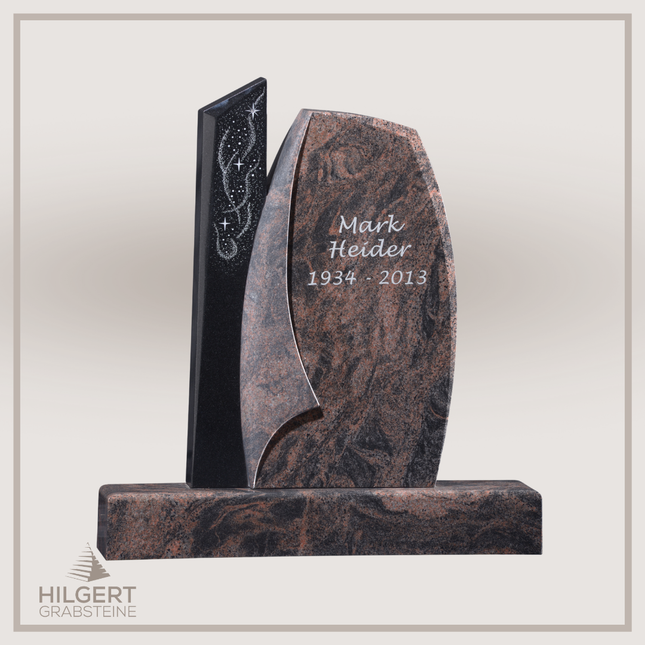 HO-GR-02 | Hilgert Grabsteine | Stehender Grabstein aus Naturstein