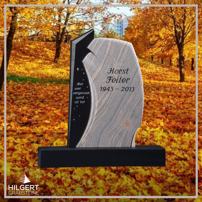 HO-GR-04 | Hilgert Grabsteine | Stehender Grabstein aus Naturstein