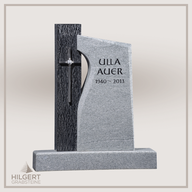 HO-GR-06 | Hilgert Grabsteine | Stehender Grabstein aus Naturstein