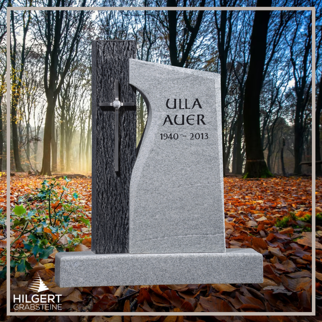 HO-GR-06 | Hilgert Grabsteine | Stehender Grabstein aus Naturstein