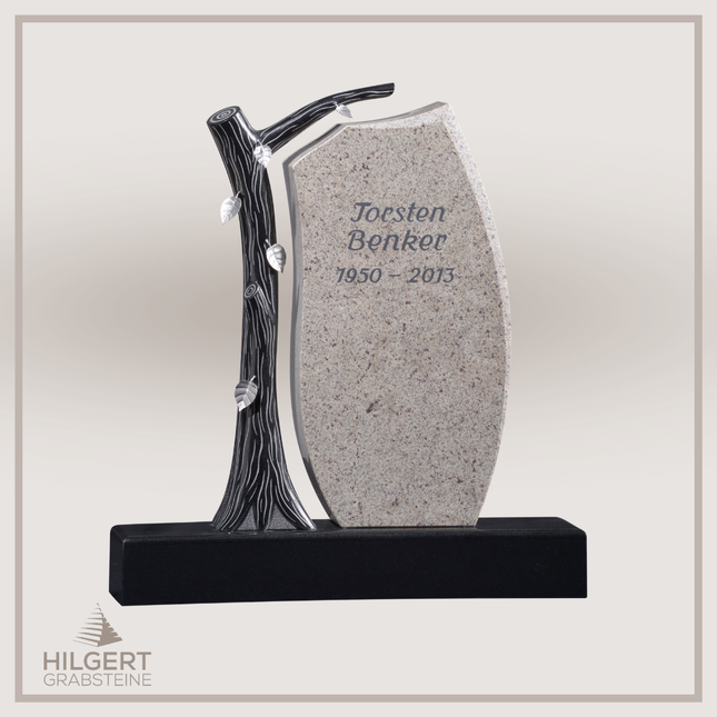 HO-GR-08 | Hilgert Grabsteine | Stehender Grabstein aus Naturstein