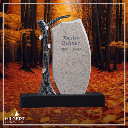 HO-GR-08 | Hilgert Grabsteine | Stehender Grabstein aus Naturstein