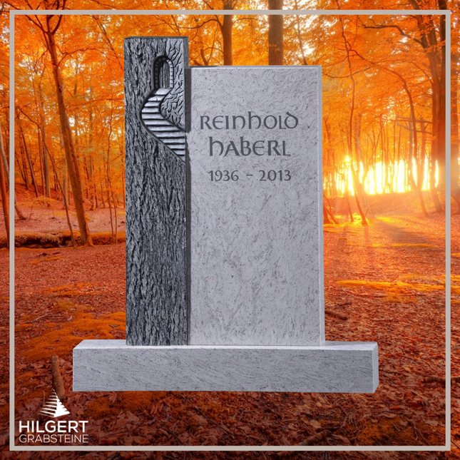 HO-GR-13 | Hilgert Grabsteine | Stehender Grabstein aus Naturstein