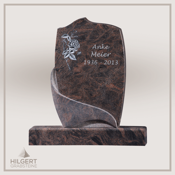 HO-GR-15 | Hilgert Grabsteine | Stehender Grabstein aus Naturstein