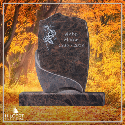 HO-GR-15 | Hilgert Grabsteine | Stehender Grabstein aus Naturstein