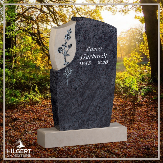 HO-GR-19003208 | Hilgert Grabsteine | Stehender Grabstein aus Naturstein