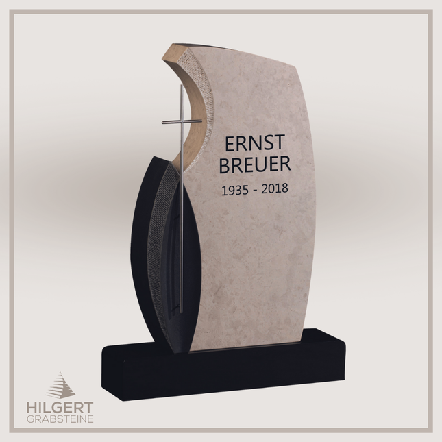 HO-GR-19003209 | Hilgert Grabsteine | Stehender Grabstein aus Naturstein