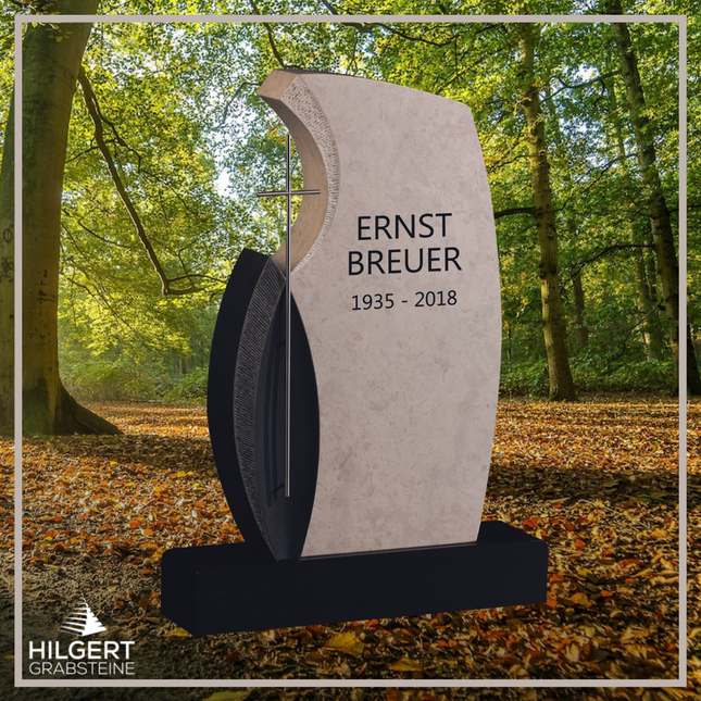 HO-GR-19003209 | Hilgert Grabsteine | Stehender Grabstein aus Naturstein