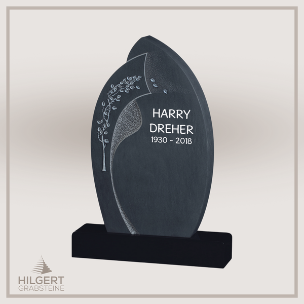 HO-GR-19003233 | Hilgert Grabsteine | Stehender Grabstein aus Naturstein