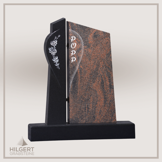 HO-GR-19 | Hilgert Grabsteine | Stehender Grabstein aus Naturstein