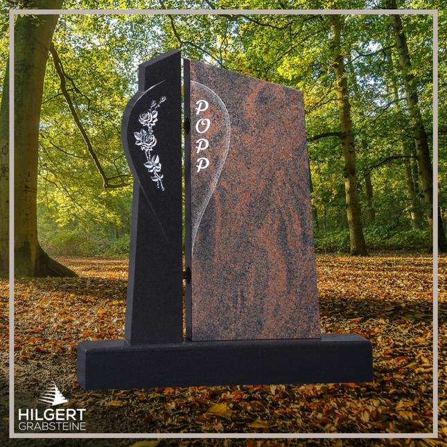 HO-GR-19 | Hilgert Grabsteine | Stehender Grabstein aus Naturstein