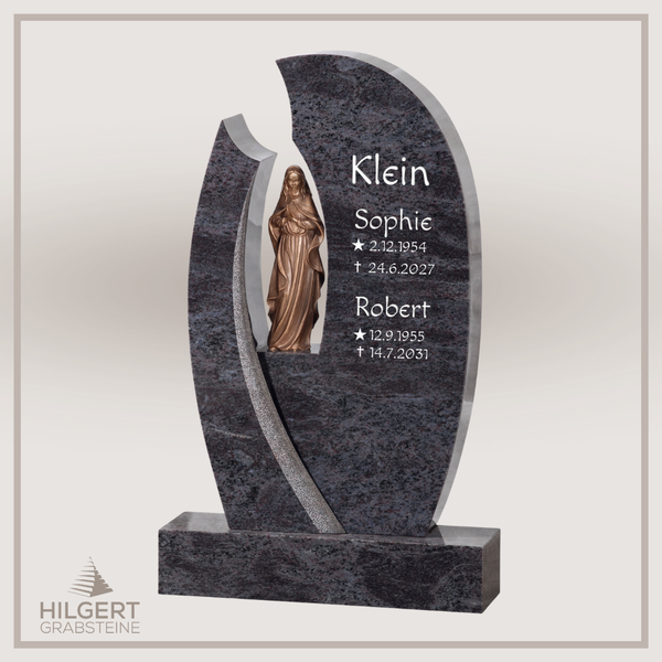 HO-GR-2007223 | Hilgert Grabsteine | Stehender Grabstein aus Naturstein