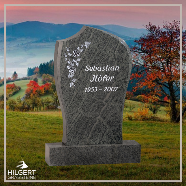 HO-GR-2007260 | Hilgert Grabsteine | Stehender Grabstein aus Naturstein