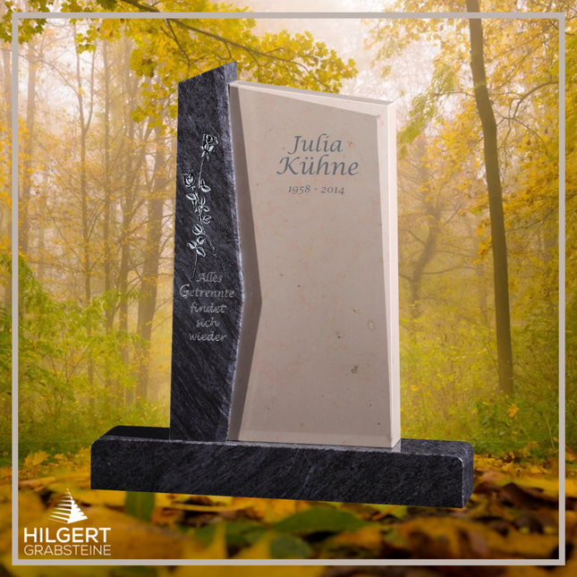 HO-GR-2849 | Hilgert Grabsteine | Stehender Grabstein aus Naturstein