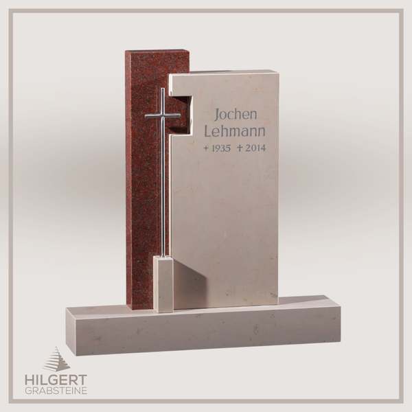 HO-GR-2881 | Hilgert Grabsteine | Stehender Grabstein aus Naturstein