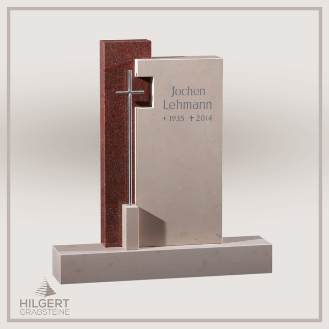 HO-GR-2881 | Hilgert Grabsteine | Stehender Grabstein aus Naturstein