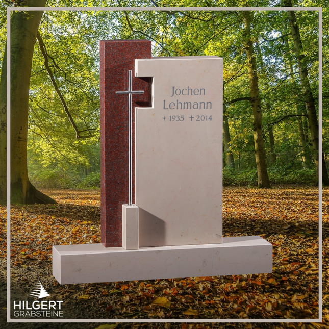 HO-GR-2881 | Hilgert Grabsteine | Stehender Grabstein aus Naturstein